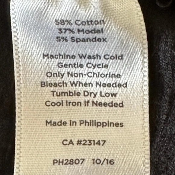 Talbots Black Short Sleeve Maxi Crossover Dress with Drawstring Waist Small - Picture 4 of 8